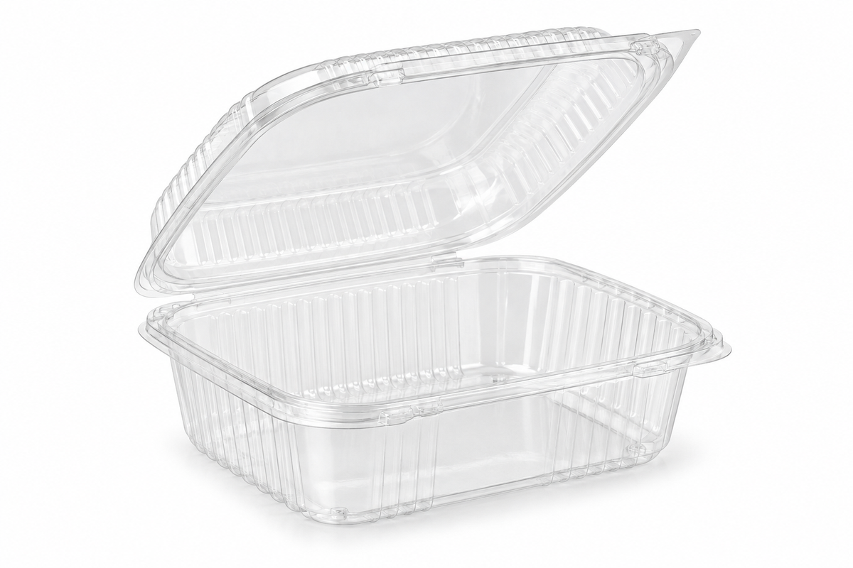 Generic representative image: Tamper-Evident Hinged Containers – 24 oz
