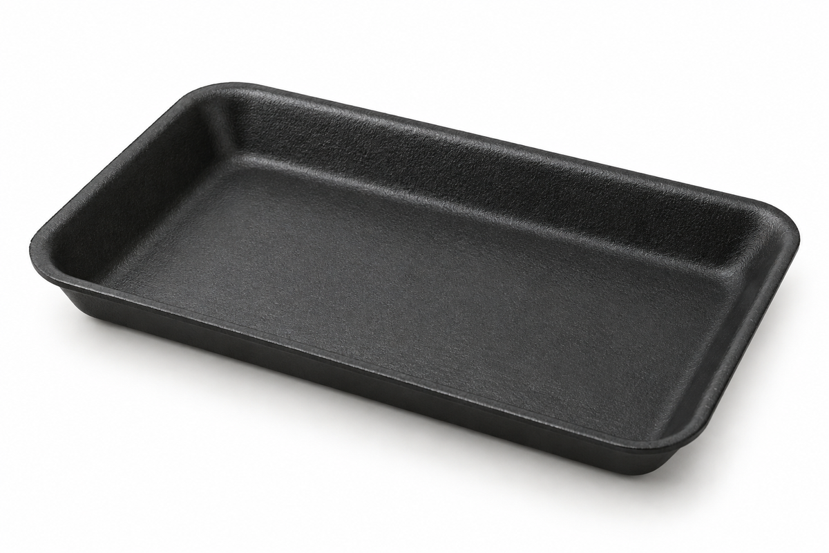 Generic representative image: Black Foam Trays – 5.88 × 10.75 × 0.63 in