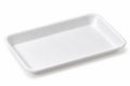 Generic representative image: White Foam Trays – 5.88 × 10.75 × 0.63 in