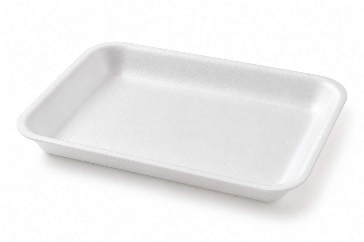 Generic representative image: White Foam Trays – 8 × 10 × 0.63 in