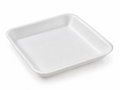 Generic representative image: White Foam Trays – 5.25 × 5.25 × 0.5 in