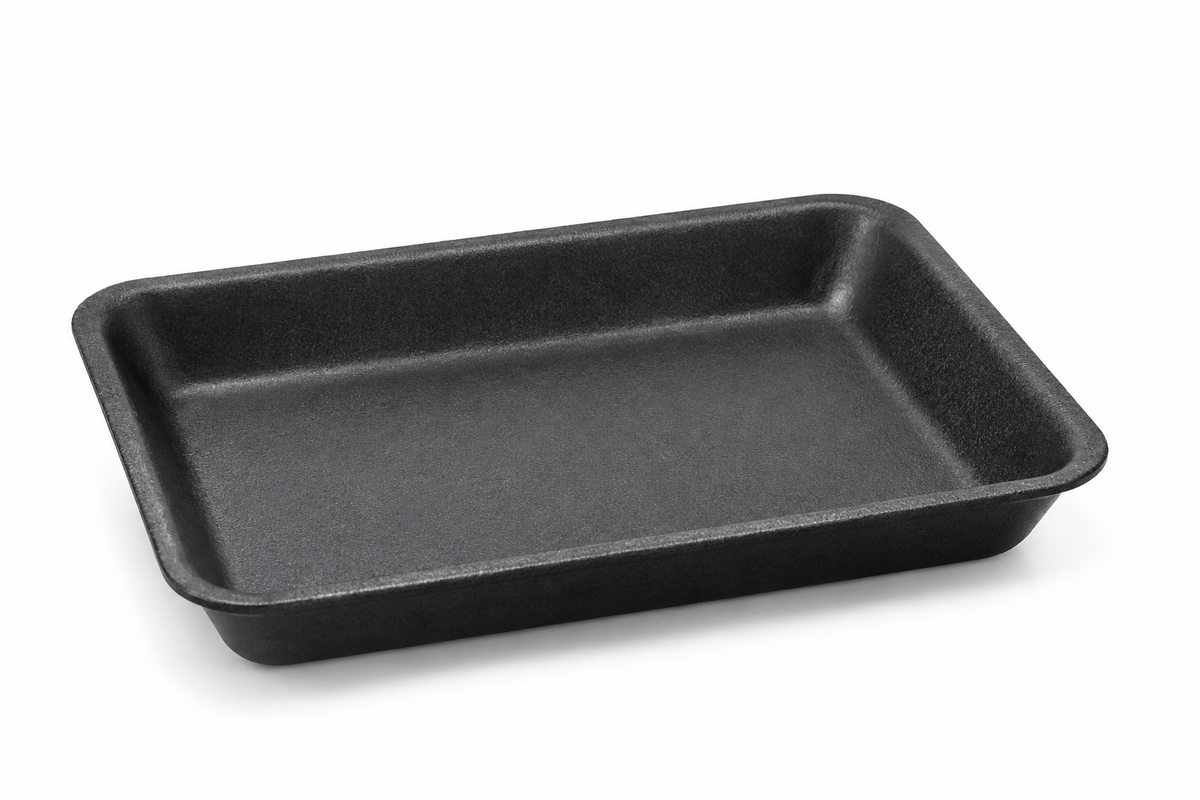 Generic representative image: Black Foam Trays – 5.81 × 8.31 × 1.19 in