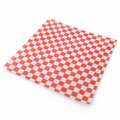 Generic representative image: Red Checkered Grease-Resistant Food Wrap Sheets – 12 × 12 in