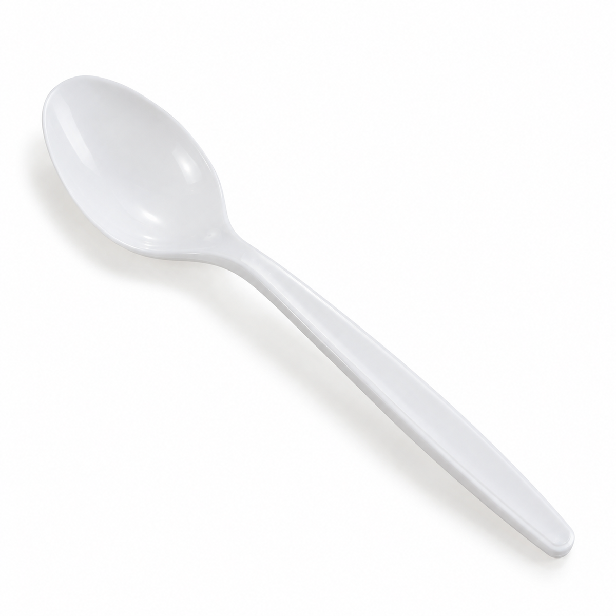 Generic representative image: White PP Unwrapped Teaspoons