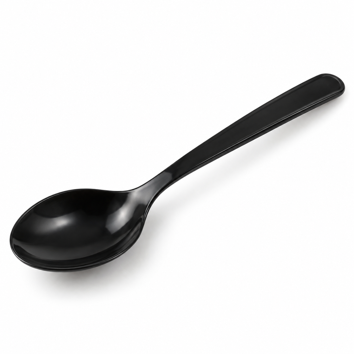 Generic representative image: Black PP Unwrapped Soup Spoons