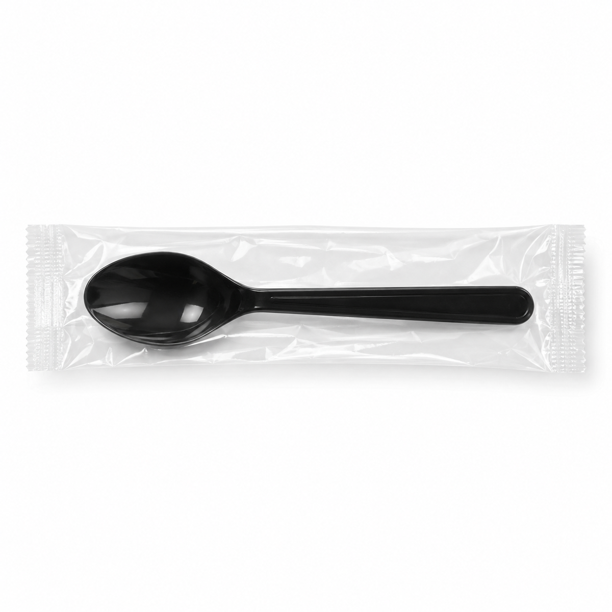 Generic representative image: Black PP Individually Wrapped Teaspoons