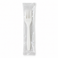 Generic representative image: White CPLA Individually Wrapped Forks