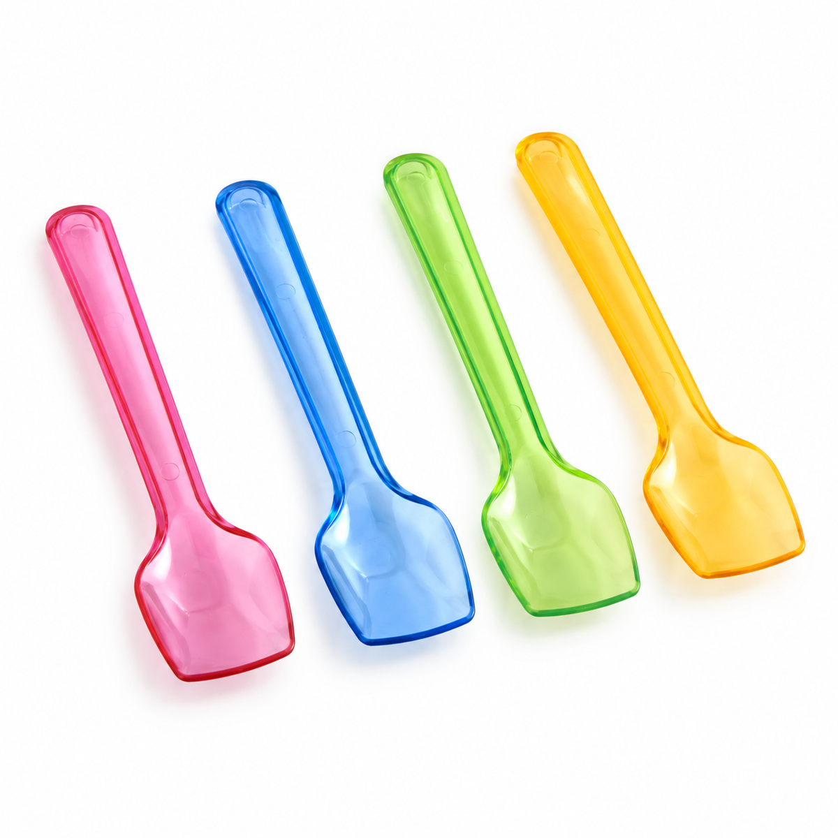 Generic representative image: Colored Transparent PS Ice Cream Spoons