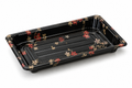 Generic representative image: Black PS Floral Sushi Trays – Style 001