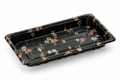 Generic representative image: Black PS Floral Sushi Trays – Style 010