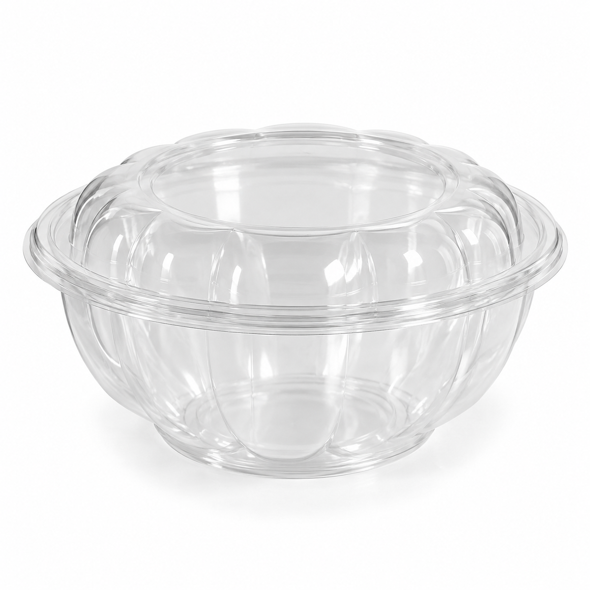 Generic representative image: Clear PET Salad Bowls with Lids – 24 oz