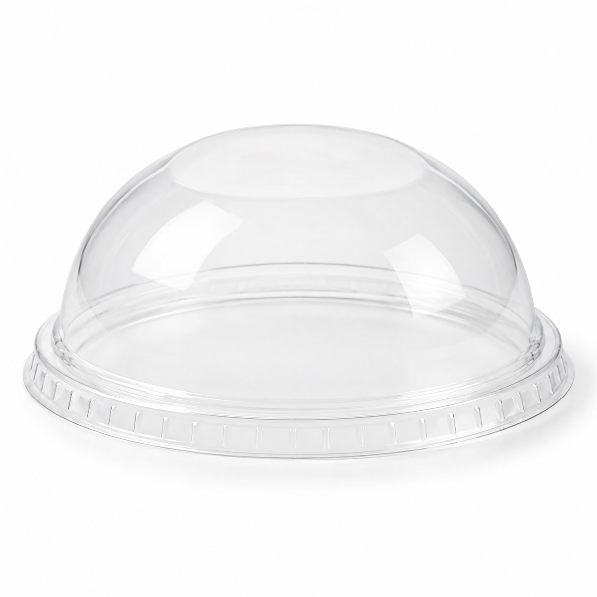 Generic representative image: Clear PET Dome Cup Lids without Hole – 98 mm
