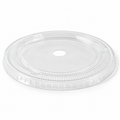 Generic representative image: Clear PET Flat Cup Lids with Hole – 107 mm