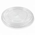 Generic representative image: Clear PET Flat Cup Lids with X-Shaped Hole – 92 mm