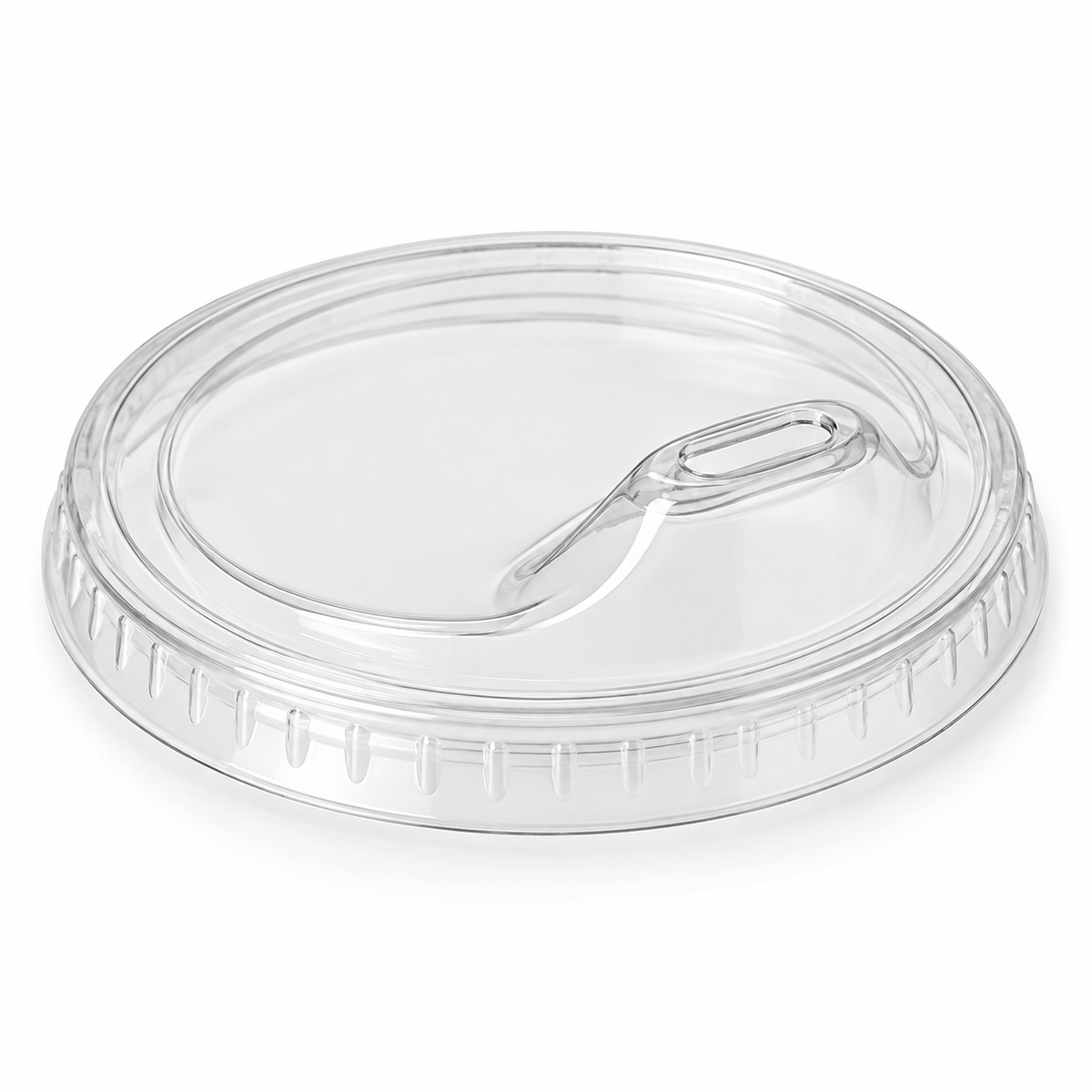 Generic representative image: Clear PET Sip-Through Cup Lids – 98 mm
