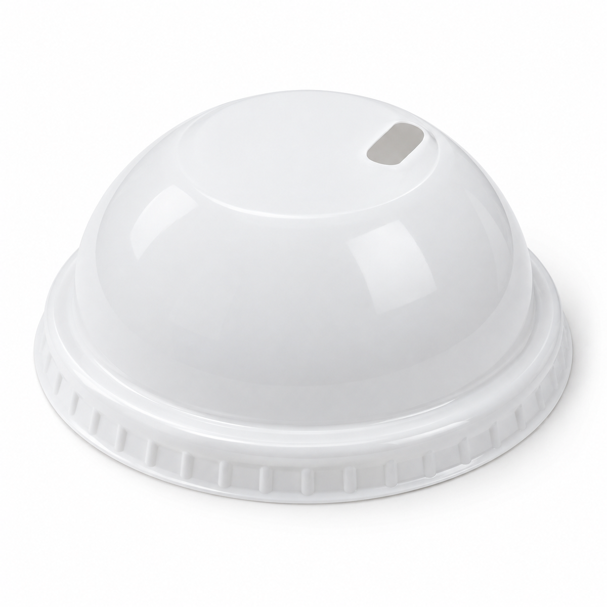 Generic representative image: White PP Sipper Dome Cup Lids – 90 mm