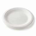 Generic representative image: White Bagasse Round Plates – 6 in