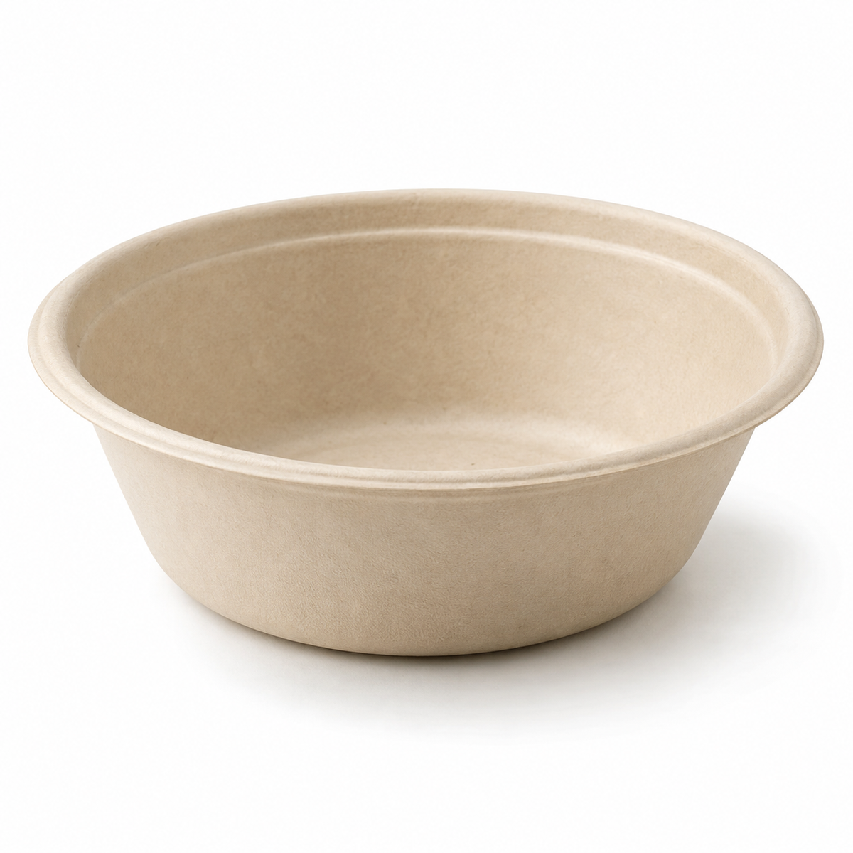 Generic representative image: Natural Bagasse Round Bowls – 24 oz