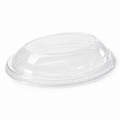 Generic representative image: Clear PET Oval Bowl Dome Lids – Fits 26 oz Bowls
