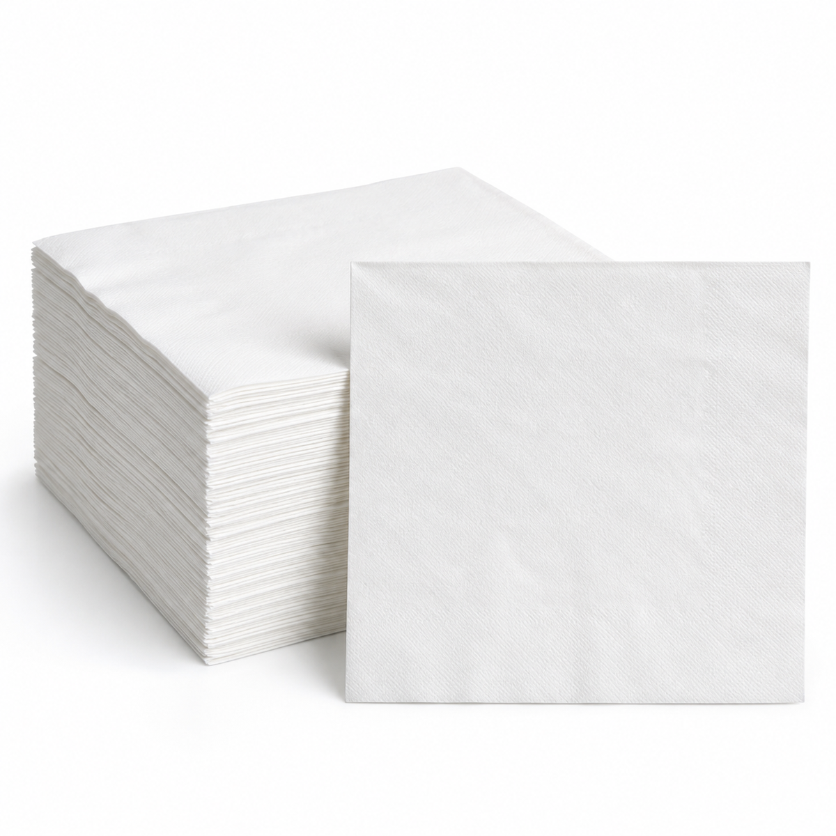 Generic representative image: White Wood Pulp 1/4-Fold Lunch Napkins – 12 × 12 in