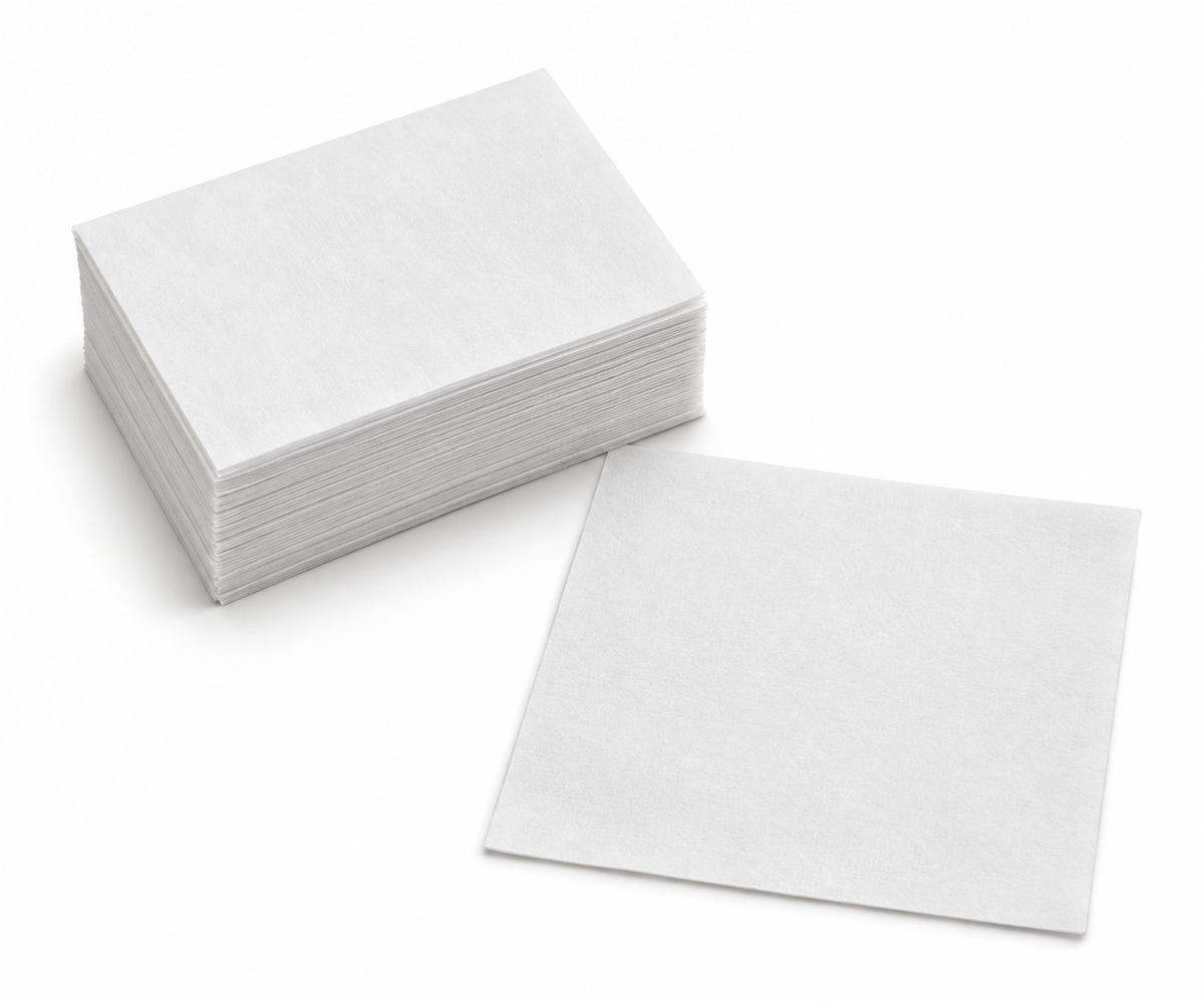 Generic representative image: White Recycled Paper Single-Fold Hand Towels – 9 × 9 in