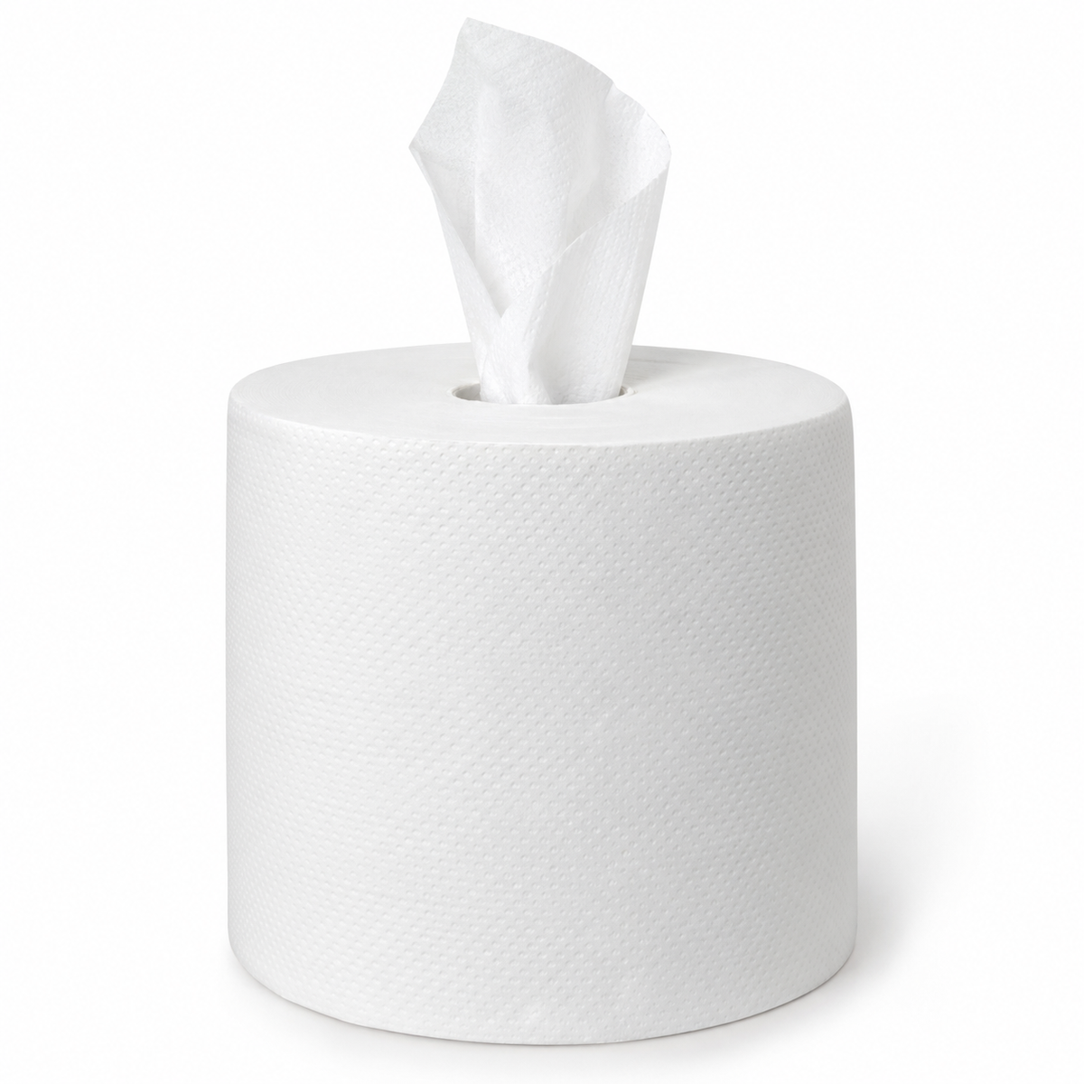 Generic representative image: White 2-Ply Center-Pull Towel Rolls – 24.5 × 20 cm Sheets