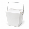 Generic representative image: White Paper Food Pails with Wire Handles – Size #8