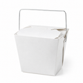 Generic representative image: White Paper Food Pails with Wire Handles – Size #32