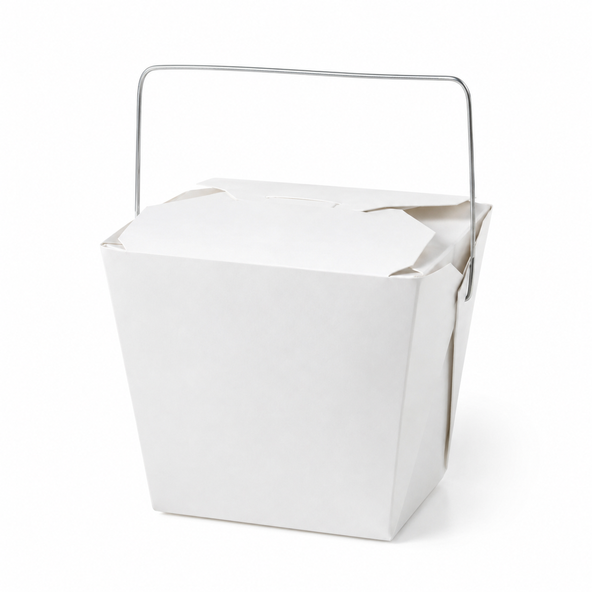 Generic representative image: White Paper Food Pails with Wire Handles – Size #32