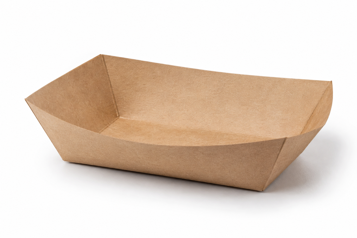 Generic representative image: Kraft Paper Food Boat Trays – Size #6