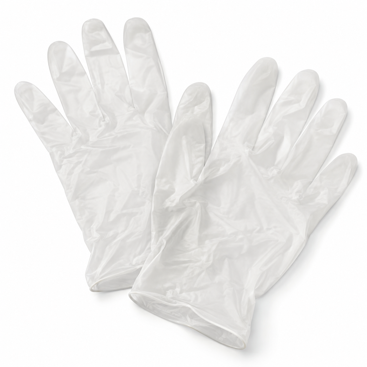Generic representative image: White Vinyl Gloves – Medium