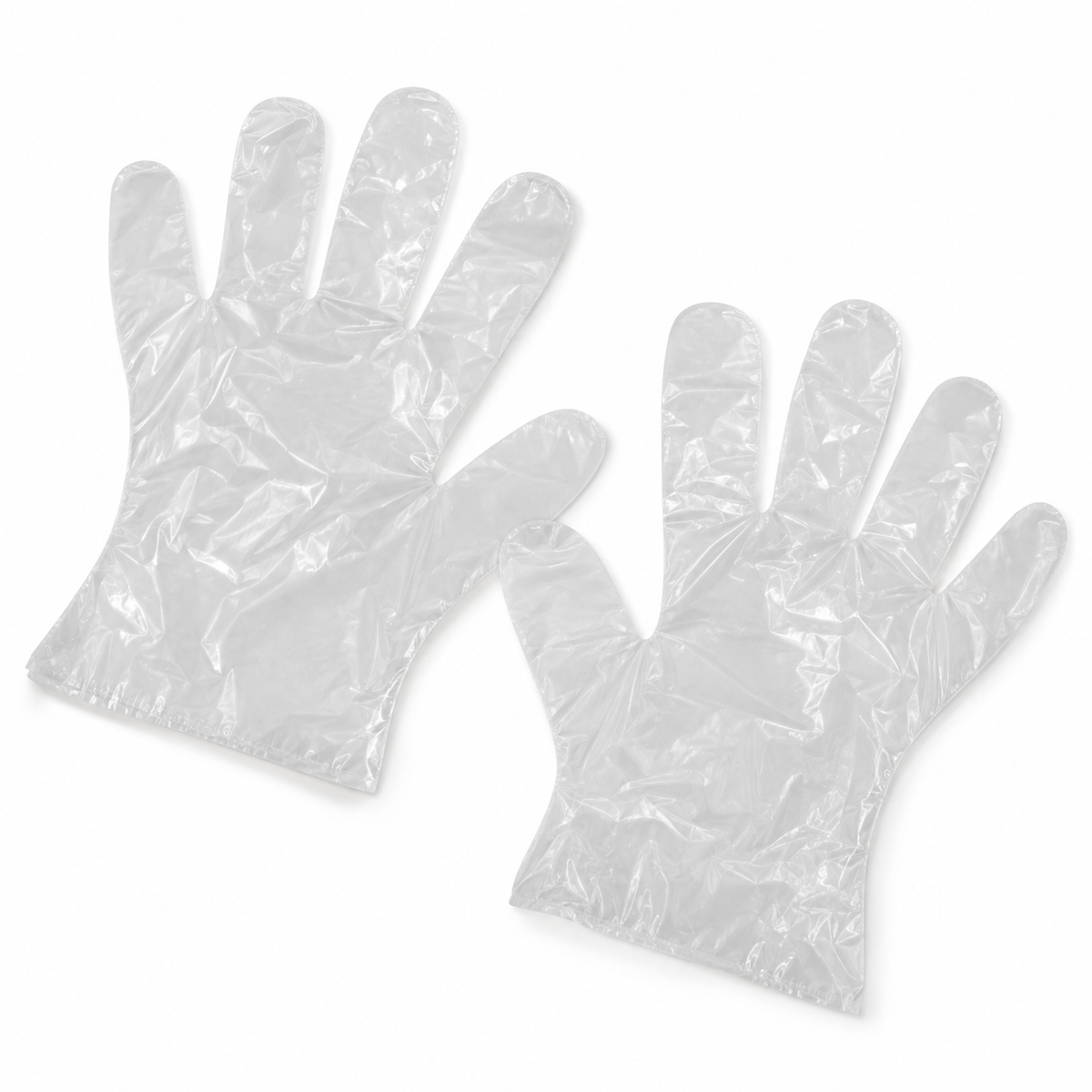 Generic representative image: Clear CPE Gloves – XL