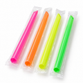 Generic representative image: Neon Poly-Wrapped Pointed Boba Straws – 8 in × 10 mm