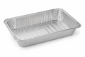 Generic representative image of a silver full-size medium-depth aluminum pan, 21 × 13 inches