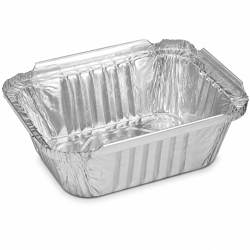 1 LB Aluminum Oblong Pan 1000ct