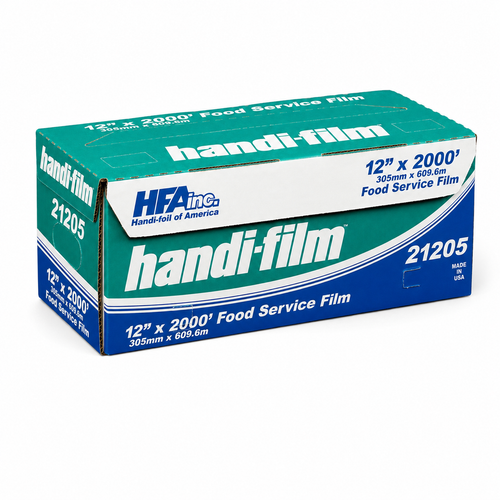 12" x 2000' Food Service Film - Clear Film Wrap