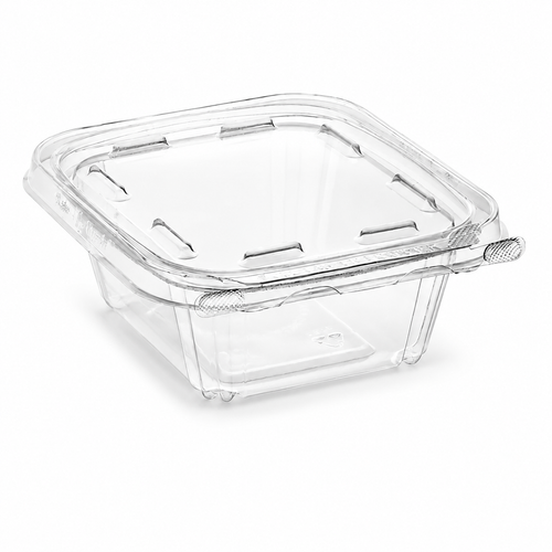 12 oz Clear Hinged Take-Out Container - 200CT