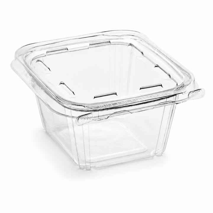 16 oz Clear Hinged Take-Out Container - 200CT