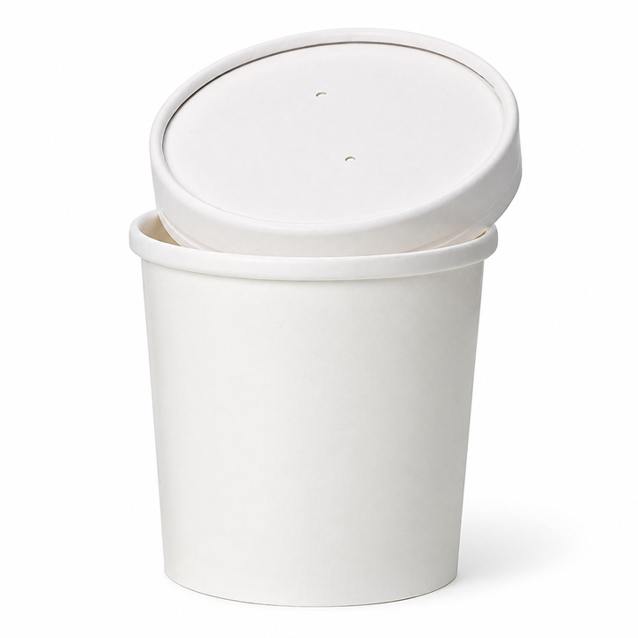 12 oz Paper Soup Container Combo with Lid 250CT